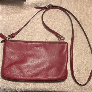 Coach double compartment Crossbody